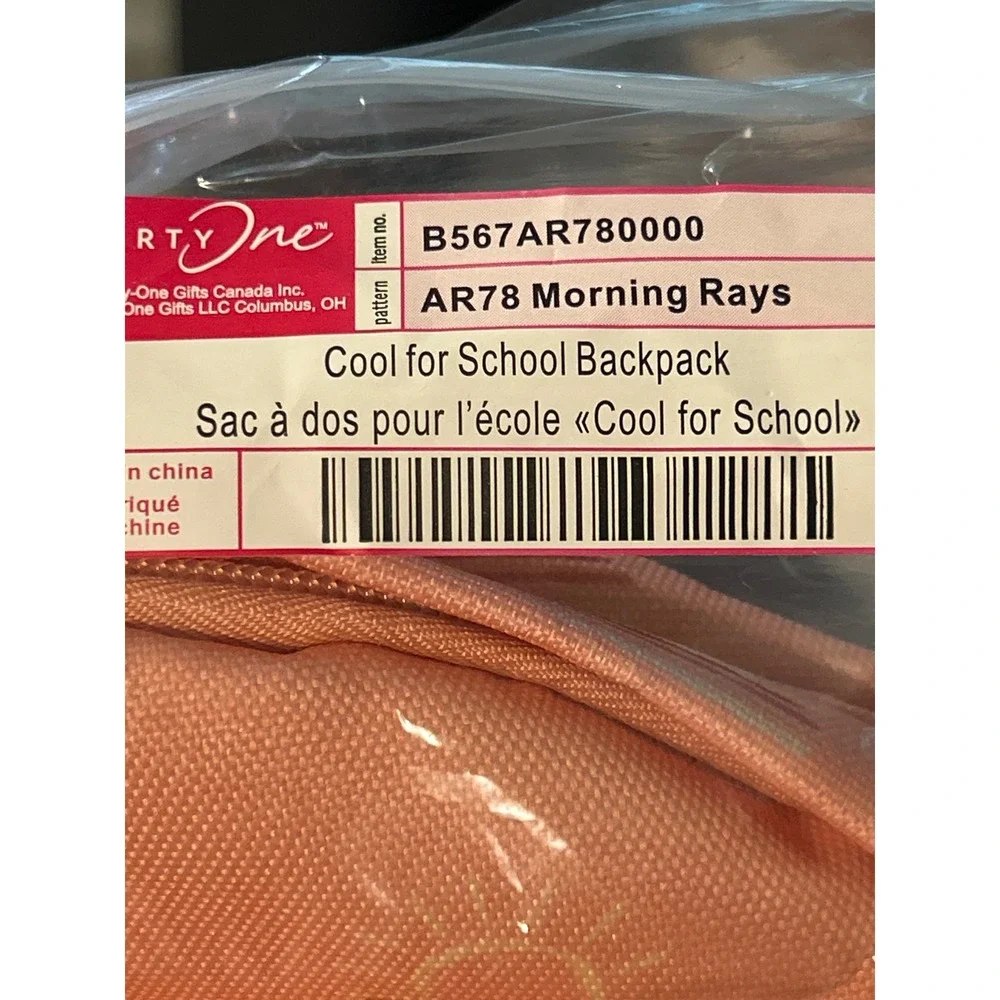 Thirty-One Cool for School Backpack Morning Rays Pattern Kids Travel‎ Bag
